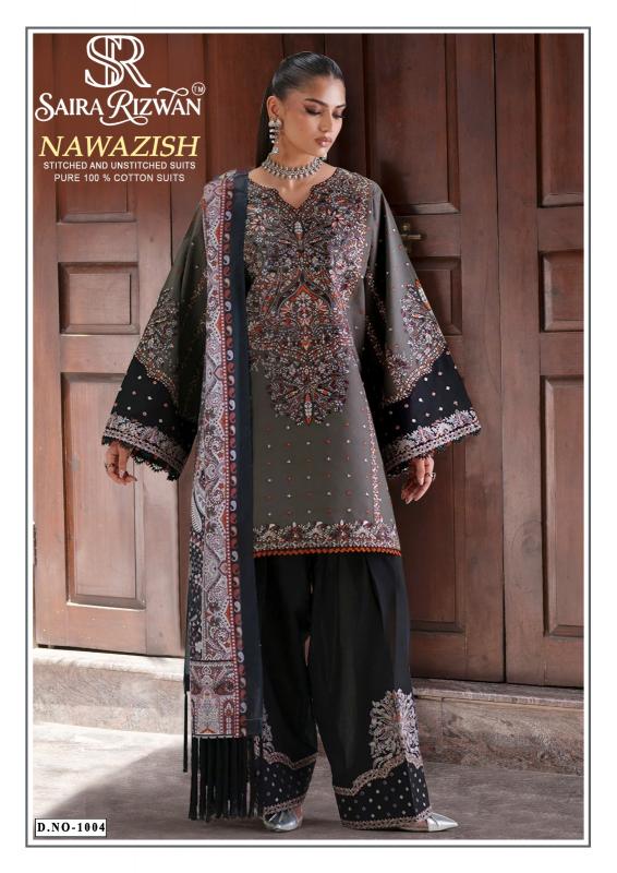 Saira rizwan nawazish dress material wholesalers in surat
